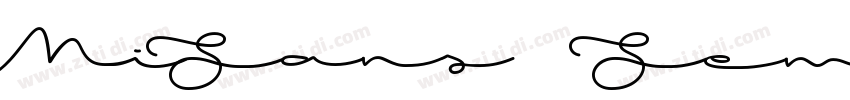MiSans Semibo字体转换